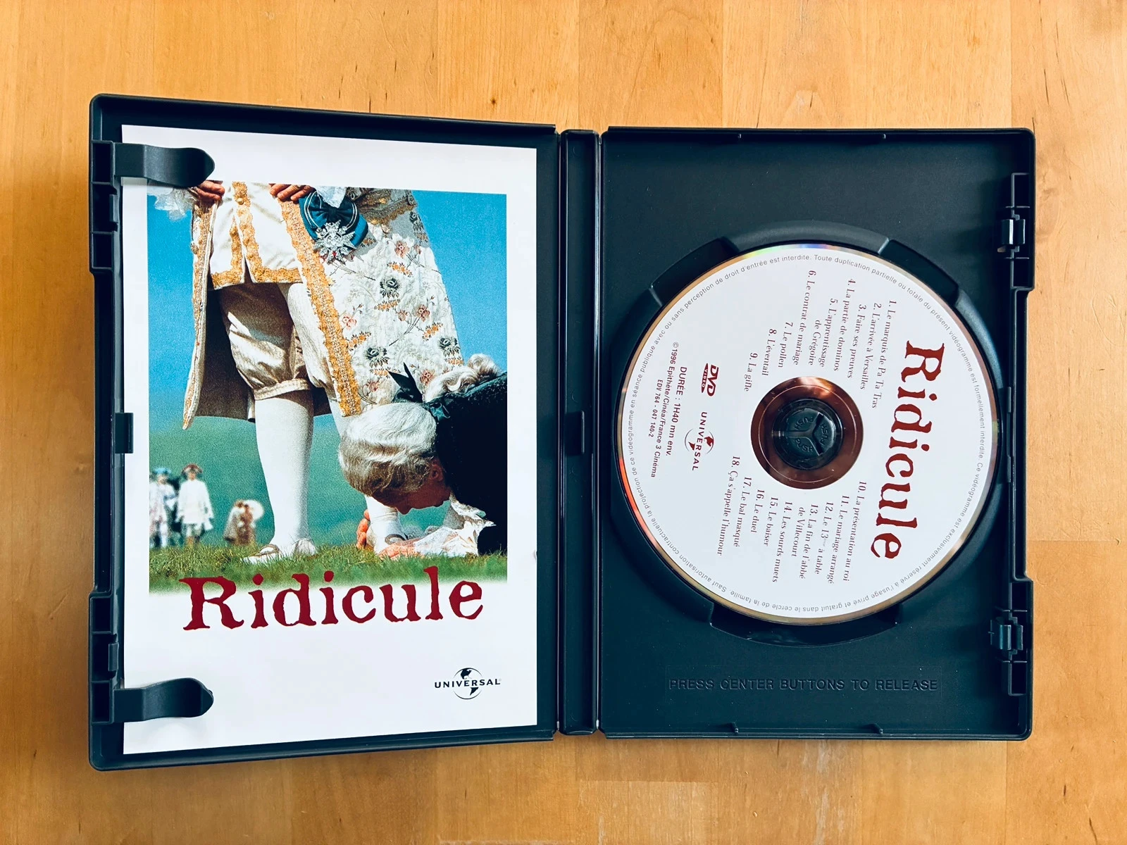 DVD Ridicule de Patrice Leconte. – photo 2